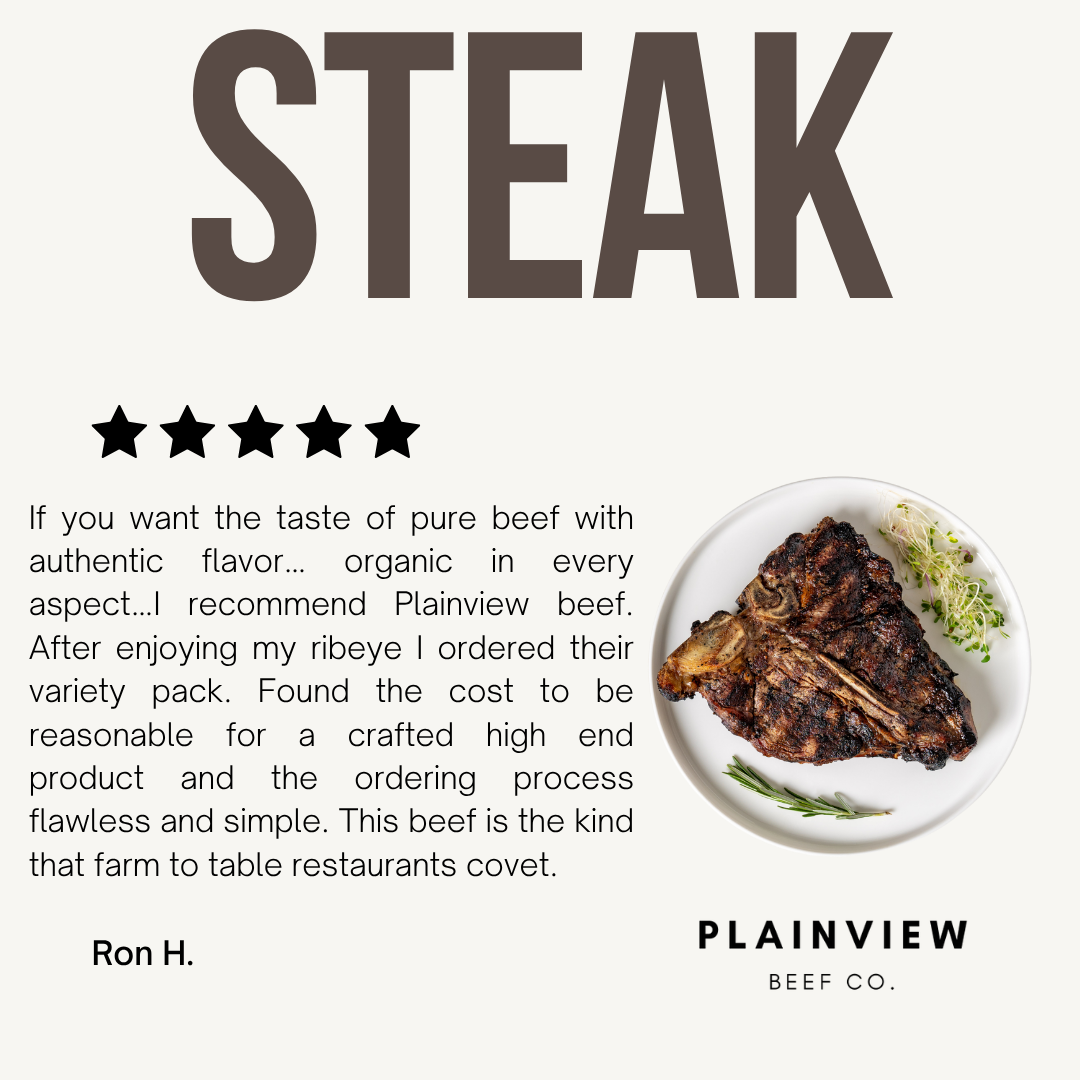 Steak customer review