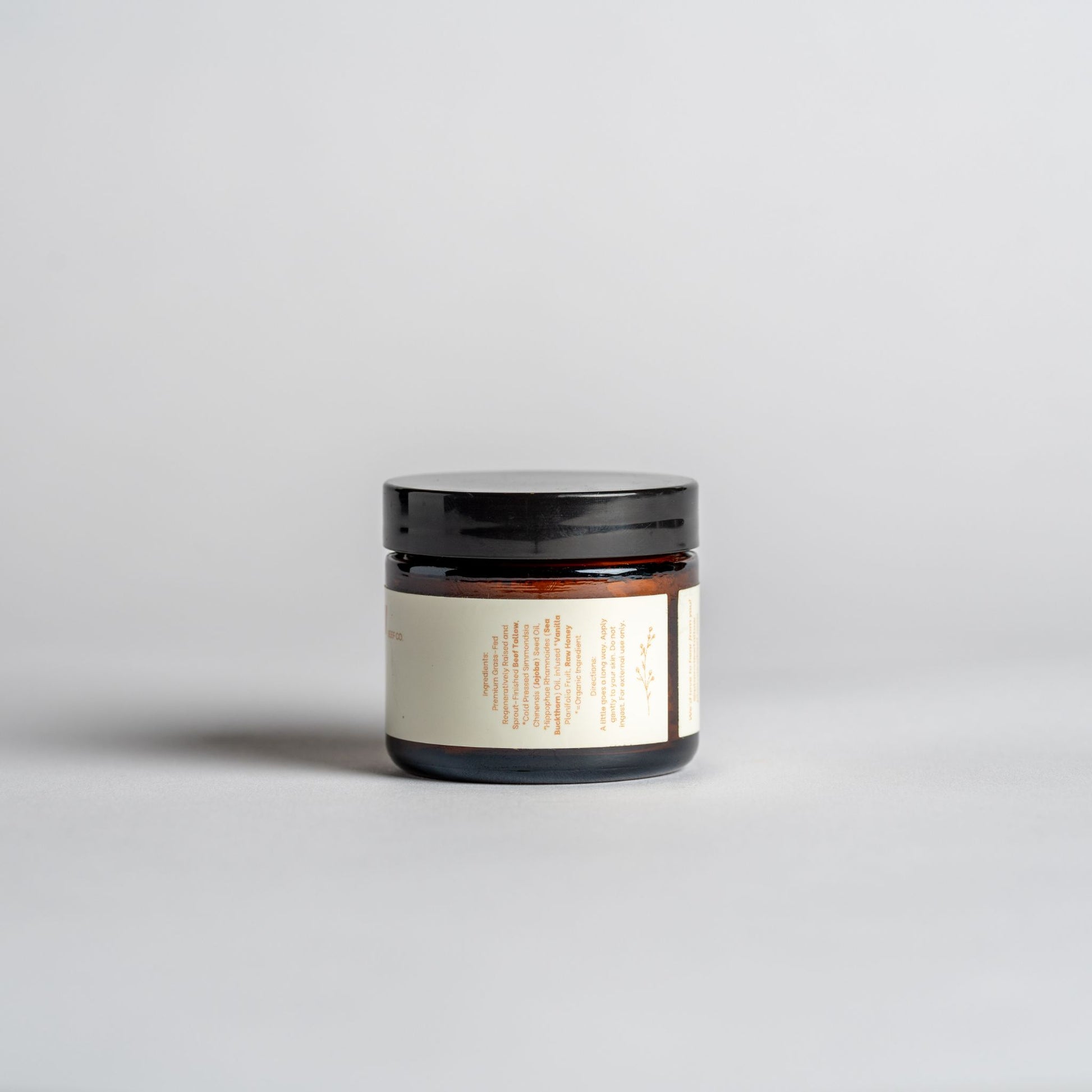 honey and vanilla tallow jar