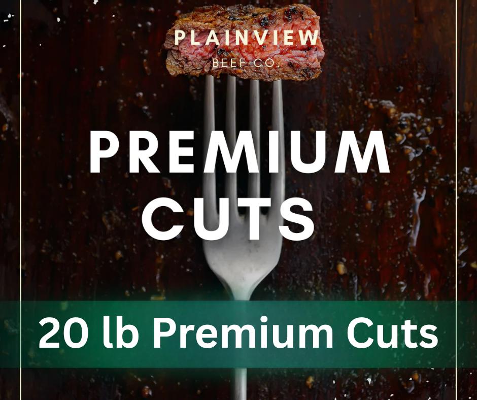 Complete Local Beef Ranch Experience - 20lb Premium Cuts Collection