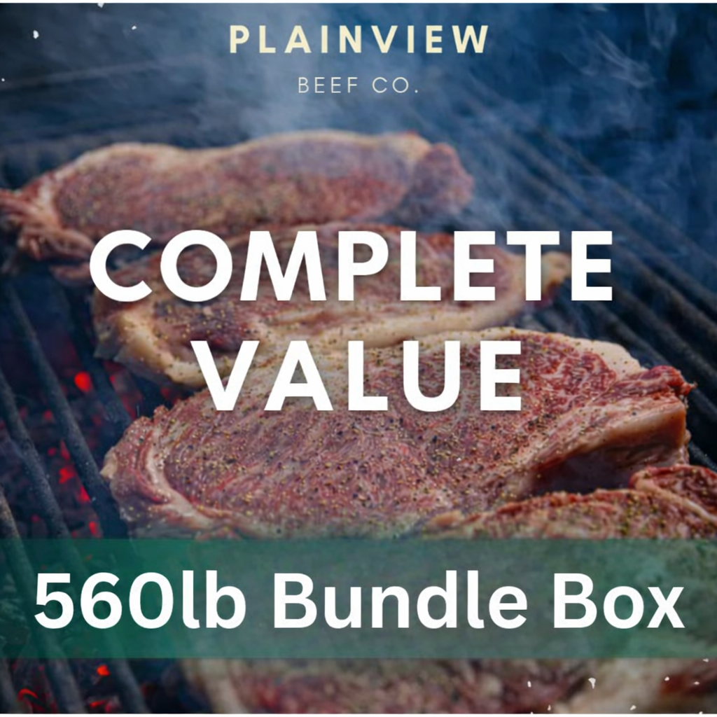 Whole Beef Box — Sprout-Finished Complete Variety (~560 lbs)