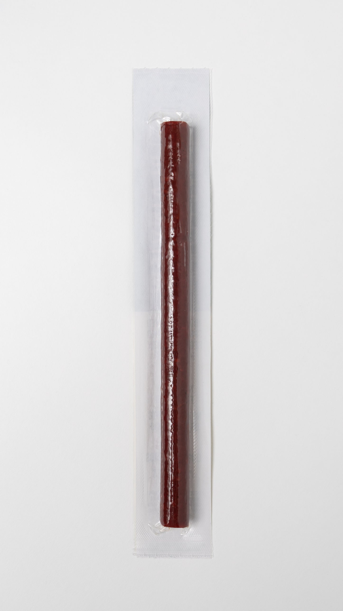 Packed organic naturally fermented beef steak sticks – clean high-protein snack; stick is visible.